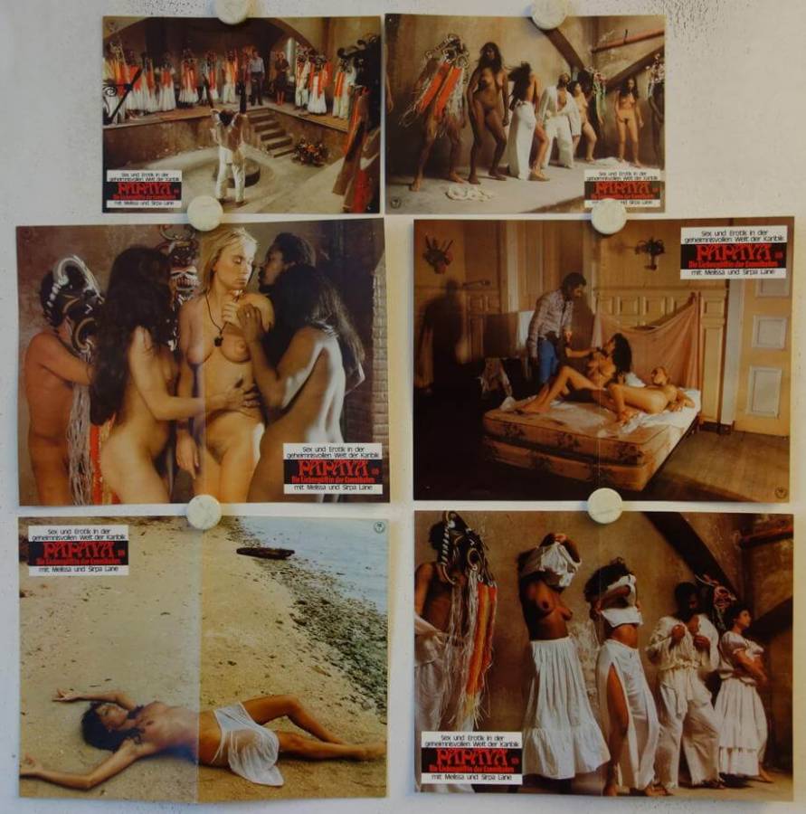 Papaya Liebesgöttin der Kannibalen originaler deutscher Aushangfotosatz